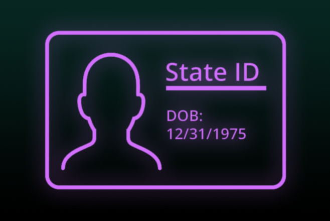 Example of a clear photo ID